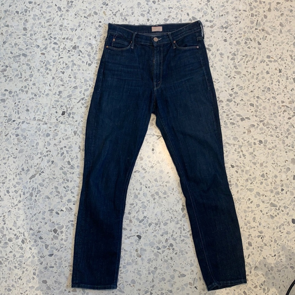 MOTHER denim the dazzler straight leg denim